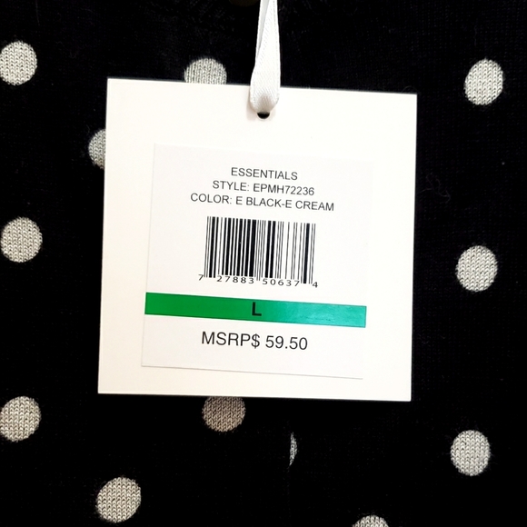 Ellen Tracy Polkadot Cardigan - Picture 4 of 4